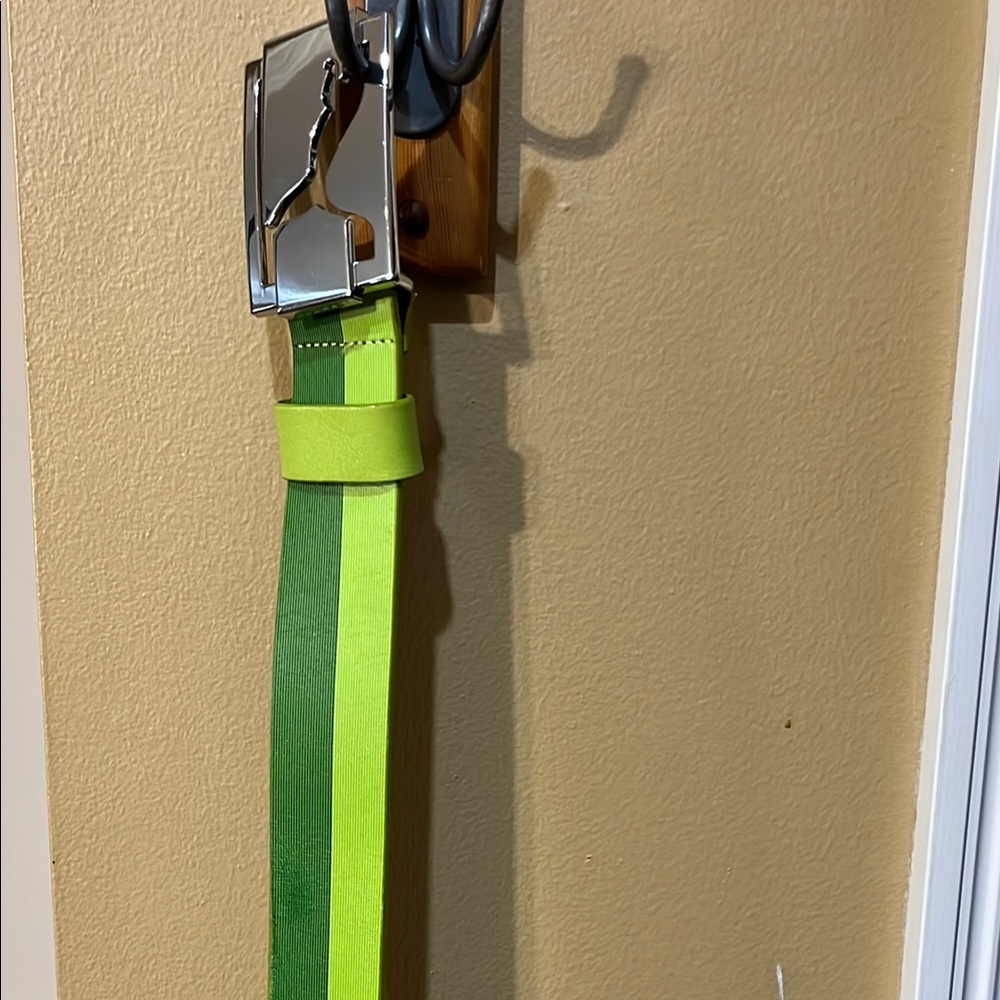 Puma Green High Shine Belt Men’s Size M 90cm